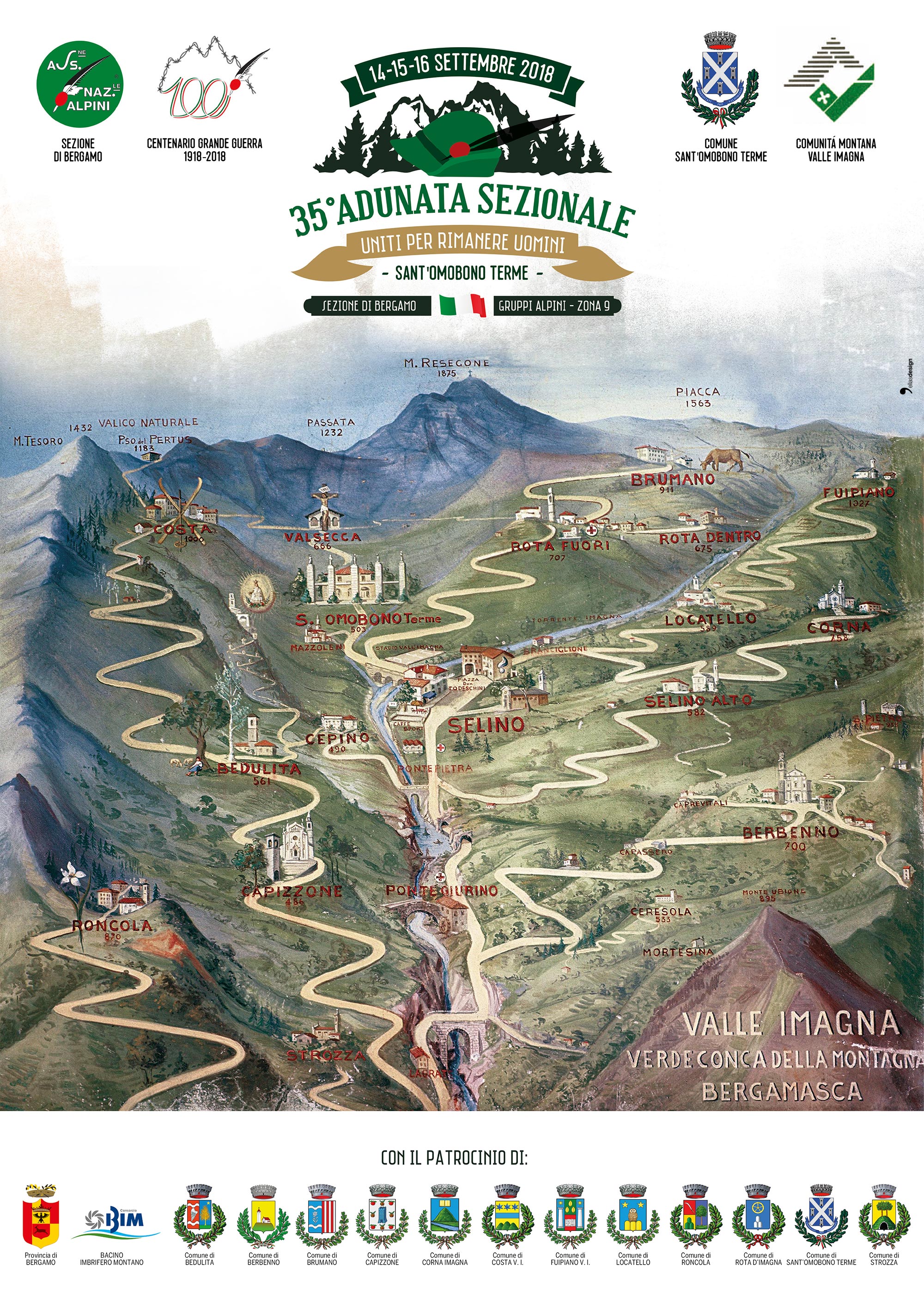 Alpini – 35° Adunata Sezionale – Valle Imagna
